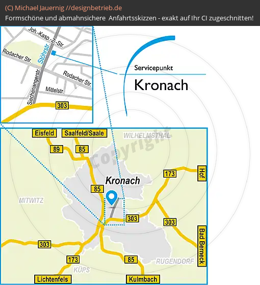 Lageplan Kronach Servicepunkt | Löwenstein Medical GmbH & Co. KG (591)