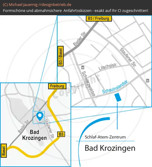 Lageplan Bad Krozingen Schlaf-Atem-Zentrum | Löwenstein Medical GmbH & Co. KG (679)
